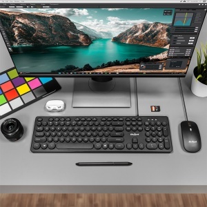 KIT TASTATURA SI MOUSE CU FIR WDS200 REBEL - Img 3
