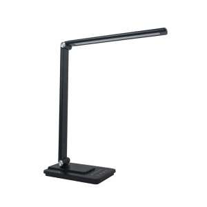 LAMPA BIROU SMART CU ACUMULATOR 8W 3IN1 INCARCARE WIRELESS- NEGRU - Img 2