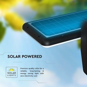 LAMPA EXTERIOARA SOLARA 15W 4000K - 6000K - NEGRU - Img 10