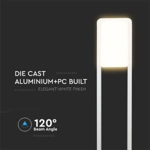 LAMPA ILUMINAT GRADINA 10W IP65 3000K ALB CALD - ALB - Img 6