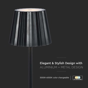 LAMPA LED 1.5W 3IN1 CU ACUMULATOR - NEGRU - Img 6
