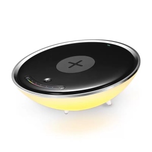 LAMPA LED 10W INCARCARE WIRELESS QI PLATINET - Img 3