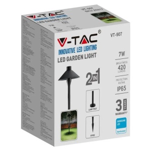 LAMPA LED 7W EXTERIOR TIP STALP/TARUS IP65 6400K - Img 5
