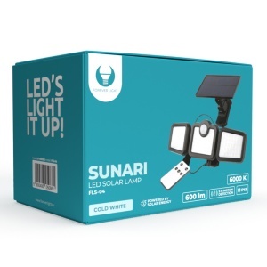LAMPA LED CU INCARCARE SOLARA SI SENZOR DE MISCARE 10W 6000K - Img 8