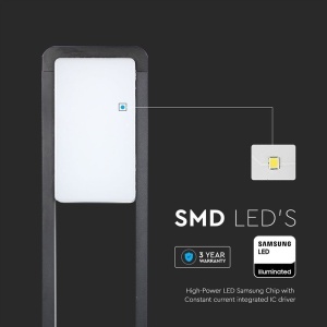 LAMPA LED GRADINA 10W IP65 3000K - NEGRU - Img 7
