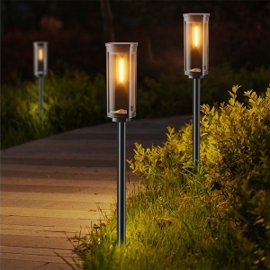 LAMPA LED GRADINA CU INCARCARE SOLARA 3000K IP44 - Img 7