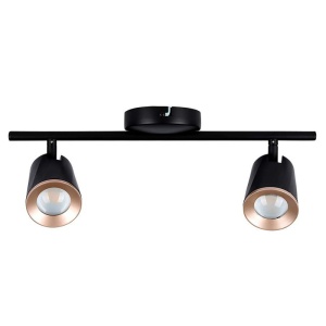 LAMPA LED MONTAJ PERETE 2X6W 4000K ALB NEUTRU - NEGRU - Img 3