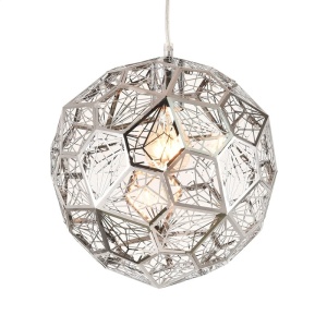 LAMPA SUSPENDATA E27 CROM PLATINET - Img 3