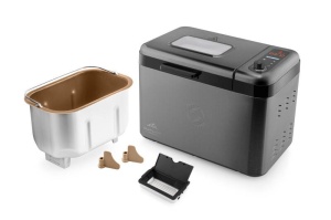 Masina de facut paine ETA Duplica II Origin 3147 90010, 850 W, 24 programe, capacitate 1.5 kg, dispenser automat ingrediente, afisaj Touch, Negru/Inox - Img 2