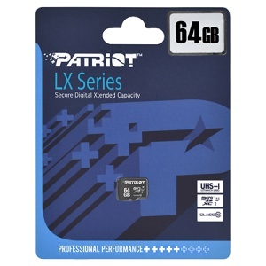 MICRO SDXC CLASA 10 UHS-I 64GB PATRIOT - Img 1