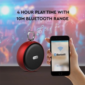 MINI BOXA BLUETOOTH PORTABILA 4W - ROSU - Img 6