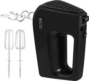 Mixer de mana ECG RS 440 Black Lite, 400 W, 5 viteze, functie TURBO, 2 teluri si 2 carlige, negru - Img 11