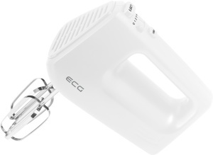 Mixer de mana ECG RS 440 White Lite, 400 W, 5 viteze, functie TURBO, 2 teluri si 2 carlige, alb - Img 7