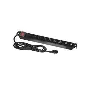 PDU RACK 19 INCH 9 PRIZE SWITCH 16A 3M EMTEX - Img 2
