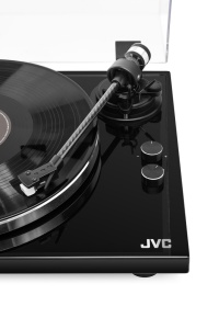 Pick-up Hi-Fi cu ac JVC AL-E534B, Bluetooth, 2 viteze (33 si 45 rpm), platan aluminiu, iesire RCA, negru - Img 10