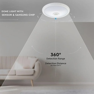 PLAFONIERA LED 12W IP20 SENZOR DE MISCARE 4000K ALB NEUTRU - Img 14