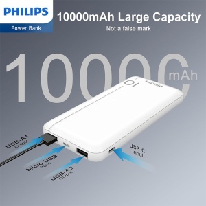 POWER BANK LI-POLYMER 10000MAH PHILIPS - Img 5