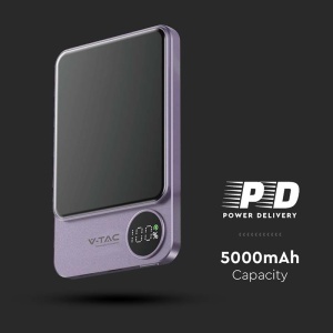 POWER BANK ULTRA SLIM 5000MAH WIRELESS FAST CHARGING - Img 5