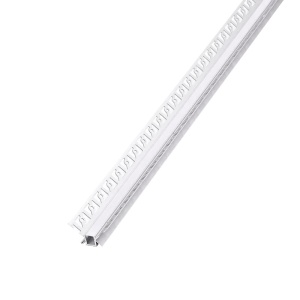 PROFIL ALUMINIU PENTRU BANDA LED MONTAJ RIGIPS COLT INTERIOR 2M MAT - Img 2
