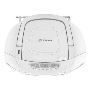 Radio cu casetofon si player CD JVC RC-E451W, 2 x 1.6 W RMS, FM, Bluetooth, USB, MP3, AUX IN, alb - Img 6