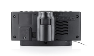Radio cu ceas JVC RA-E314B, FM, alarma, proiectie, memorie 10 posturi, negru - Img 4