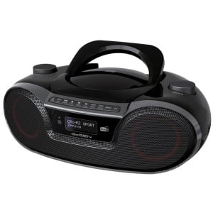 Radioreceptor stereo cu CD GoGEN CDM 490 BTDABS, 16 W, Bluetooth, USB, afisaj LCD, ceas, telecomanda, negru
