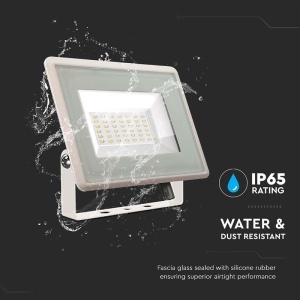REFLECTOR LED SMD 30W 6500K IP65 - ALB - Img 10