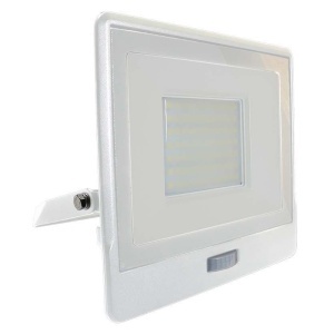 REFLECTOR LED SMD 50W 4000K IP65 CU SENZOR MISCARE - ALB - Img 2