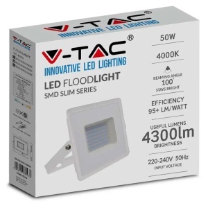 REFLECTOR LED SMD 50W 6500K IP65 - ALB - Img 5