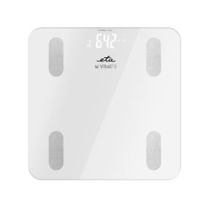 RESIGILAT - Cantar Smart ETA Vital Fit 6781 90000, 180 Kg, Bluetooth, Sticla securizata 6 mm, alb - Img 2