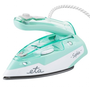 RESIGILAT - Fier de calcat pentru voiaj ETA Sophia 1271 90000, 1100 W, talpa ceramica, 80 ml, 50 g/min - Img 1
