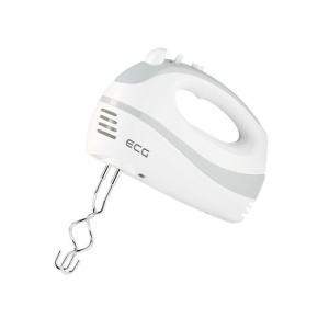 RESIGILAT - Mixer de mana ECG RS 200, 200 W, 5 viteze, functie Turbo, Alb/Gri - Img 2