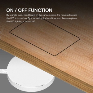 SENZOR SMART TOUCH DIMABIL PENTRU BANDA LED - ALB - Img 7