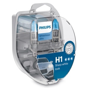 SET 2 BECURI AUTO H1 WHITEVISION ULTRA PHILIPS - Img 2