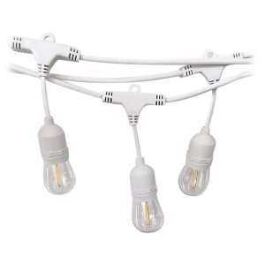 SIR ILUMINAT FESTIV CU SOCLU E27X15BUC 15M IP65 - ALB - Img 2