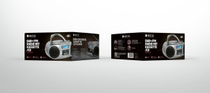 Sistem audio ECG CDR 990 DAB, 2 x 2 W RMS, Radio FM, USB, CD Player, Casetofon MP3, GRI - Img 2
