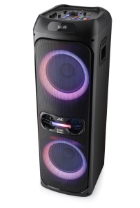 Sistem audio JVC XS-EP624B, 240W (RMS), Bluetooth, USB, Radio FM, Microfon, AUX IN, Intrare chitara, Negru