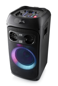 Sistem audio portabil JVC XS-EP514B, 150W (RMS), Acumulator 11.1 V/4 Ah (16 h), Bluetooth, USB, Radio FM, Microfon, AUX IN, Intrare chitara - Img 4