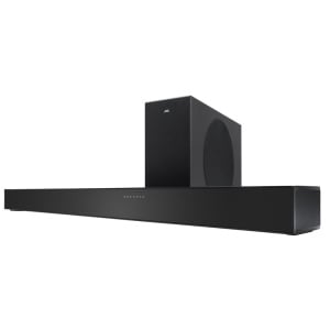 Soundbar 2.1 JVC H-E434B, RMS 200 W, USB, Subwoofer, Bluetooth, Surround Dolby Digital, telecomanda - Img 1