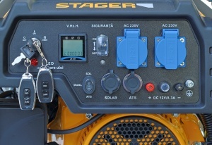 Stager FD 3600ER Automatic Generator curent monofazat, 230V, 3.0kW, benzină, conector ATS, multistart, autonomie pana la 20h - Img 5