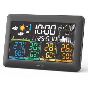 STATIE METEO 3 SENZORI WIRELESS SWS 6300 SENCOR - Img 4