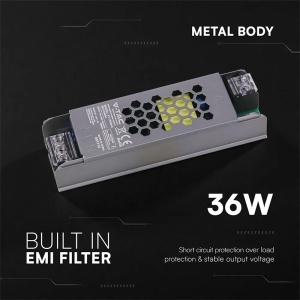 SURSA ALIMENTARE SLIM 12V 36W 3A IP20 - Img 5