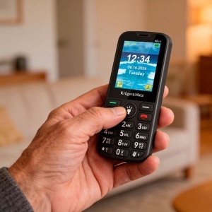 TELEFON GSM SENIORI 4G BUTON SOS KRUGER&MATZ - Img 9