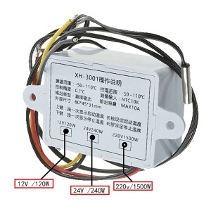 TERMOSTAT LCD TEMPERATURA XH-W3001 230V - Img 5