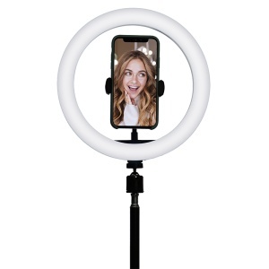 TREPIED SELFIE CU LAMPA CIRCULARA LED 5W 10''/25CM - Img 5