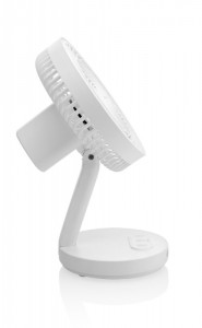 Ventilator de masa fara fir ETA Windy 0607 90000, 16.6 cm, 3 viteze, iluminare LED, alb - Img 7