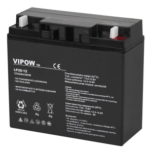 ACUMULATOR STATIONAR AGM VRLA 12V 20AH VIPOW