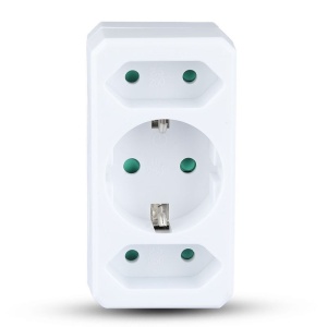 ADAPTOR 3 PRIZE 2X2.5A SI 1X16A MAX 3680W - Img 2