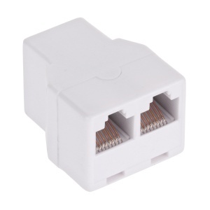 ADAPTOR 8P8C MAMA 2 X 8P8C MAMA ALB - Img 2