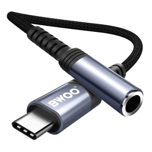 ADAPTOR AUDIO USB-C - JACK 3.5MM - NEGRU - Img 3